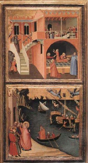 Ambrogio Lorenzetti Scenes of the Life of St Nicholas china oil painting image